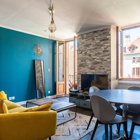 L'Anneciano - Balcon - Chambre - Vue Annecy Extérieur photo