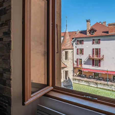 L'Anneciano - Balcon - Chambre - Vue Annecy Extérieur photo